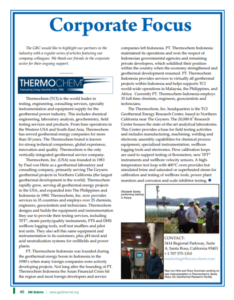 GRC Corporate Focus about Thermochem
